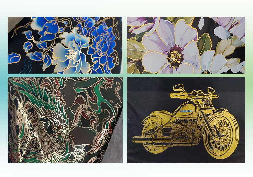 鸿盛数码纺织烫金样品展区