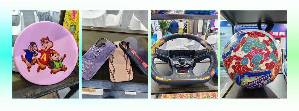 鸿盛数码乳胶打印方案定制样品展区